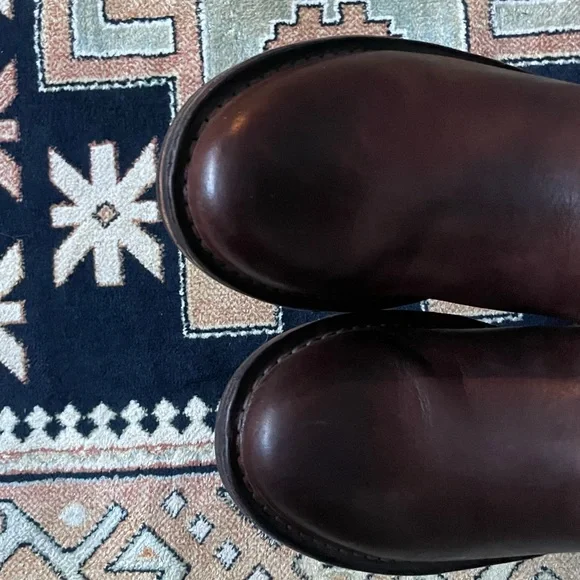 Studded Brown Ankle Boots - Picture 6 of 11